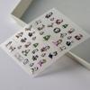 Fábrica directa de Yiwu, Zhejiang, pegatinas tridimensionales para uñas, pegatinas para uñas con relieve 5D, pato lindo, regalos de Navidad