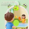 Equipamento de Treinamento Infantil para Tênis de Mesa para Interação Pai-Filho, Exercício Indoor de Coordenação Olho-Mão, Brinquedo Educacional Tipo Raquete, Bola Silenciosa