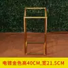 Nuevos Accesorios para Bodas Marco Cuadrado Geométrico de Hierro Forjado Pedestal Soporte para Flores Arreglo Floral Adornos de Decoración para Bodas