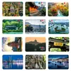 Hitos de la ciudad de Hangzhou: Templo Lingyin, Templo Faxi, templos antiguos, imanes de refrigerador de vidrio culturales y creativos del Lago Oeste, decoraciones de recuerdo turístico