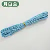 Cuerda de Algodón de Color de 3 mm para Manualidades Trenzado Hecho a Mano Hilo de Algodón Grueso Fino Suave Cuerda para Tapicería 10m/50m/100m No