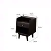 Gabinete de noche de madera maciza para dormitorio Mesa de noche pequeña Gabinete pequeño moderno para el hogar Gabinete de almacenamiento Estante de almacenamiento de noche