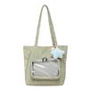 Corea del Sur Ins Bolsa de Clase para Estudiantes de Gran Capacidad Bolsa Transparente para el Dolor Bolso de Hombro Cruzado Estilo Japonés Harajuku Antiguo para Chica