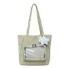 Bolso de Hombro Transparente de Moda para Mujer 2026 Nuevo Versátil Simple de Gran Capacidad Bolso Tote Elegante Lindo Diseño