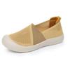 Verão Novo Estilo Sapatos de Pano Velho Pequim Sapatos de Malha Femininos Malha Vazada Respirável Leve Sapatos de Mãe Sola Macia Antiderrapante Sapatos Casuais