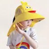 Chapéu de proteção solar verão anti-UV aba larga proteção do pescoço chapéu tipo xale de topo aberto chapéu de sol para menina atacado proteção solar para criança pequena