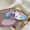 ¡Planeta de Niñas! Pinza para el pelo con botón de Gato KT de color contrastante Pinza de pico de pato grande Pinza para recogido a medias Accesorios para rascar el pelo