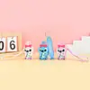 Llavero de Silicona de Bebé Llorando Billetera para Monedas Colgante de Bolso Mini Bolsa para Auriculares Pequeña Billetera Accesorios para Niños