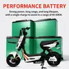 Popular en Sudamérica, modelo Great Wall Cannon scooter eléctrico de dos ruedas con motor de 500W, exportación personalizada directa de fábrica