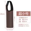 Xyt Funda para Taza Vaso de Vidrio Portátil Aislante Térmico Correa Antiescaldante Bolsa para Taza de Agua Vaso de Té para Estudiante Vaso Termo Cubierta Protectora