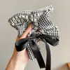 Estilo College Renda Quatro Camadas Renda 2025 Novo Estilo Coreano Coque Suave Elástico de Cabelo Corda de Cabelo Corda de Cabelo