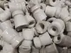 Vaso cerámico hueco aislador de electricista cuenta de cerámica pequeña soporte de alambre de fijación poste terminal cerámico