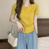 Nueva Colección Primavera Verano 2026 Camiseta Básica de Algodón Puro para Usar Debajo de Otras Prendas, Camiseta de Manga Larga Ajustada para Mujer, Top de Capa Interior
