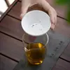 Actividad mayorista set de té de viaje taza express conveniente tetera de porcelana blanca kung fu traje para hacer té regalo para exteriores LOGOTIPO