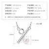 Collar de Plata de Ley S925 con Perla Natural de Agua Dulce para Mujer, Diseño Geométrico Hueco, Cadena para Clavícula Moderna y Versátil