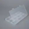 Caja Transparente de Plástico PP con 11 Compartimentos Integrados para Joyería, Equipo de Pesca, Accesorios de Ferretería y Almacenamiento de Escritorio
