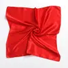 Bufandas de Color Sólido Nuevas para Primavera, Otoño e Invierno, Bufandas Cuadradas de 60 cm, Bufandas Decorativas Profesionales para Mujer, Bufandas Pequeñas de Satén al por Mayor, Bufandas