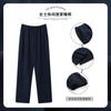 [se puede hacer en nombre de] pantalones de algodón puro para mujer primavera y verano color liso doble bolsillo fino pantalones de algodón para casa pantalones de pijama cintura