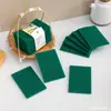 Esponja de Limpeza Verde 0,8mm Sem Areia Perfurada a Agulha para Uso Doméstico Remoção de Ferrugem Limpeza Lavar Louça Bloco Peça Única Pacote com 5 Peças 10 Peças
