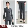 Novo Traje Profissional Outono/Inverno 2026: Terno Blazer de Manga Longa com Três Botões e Calça para Mulheres, Conjunto de Duas Peças para Funcionários de Joalheria