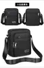 Bolso Casual para Hombre 2026 Nuevo Modelo Color Sólido Gran Capacidad Multicapa Resistente al Agua Bolso de Hombro Cruzado Individual con Billetera y Características de Bolso Cruzado