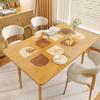 Mantel de Mesa de Comedor de Vidrio Suave de Dibujos Animados Lujo Ligero Alto Sentido Mantel de PVC Desechable Impermeable Mantel de Mesa de Café Alfombrilla Protectora de Escritorio