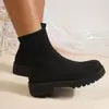 Moda de Hadas de Estilo Resort de Alta Gama Primavera/Verano Tendencia Calzado Cómodo Tipo Bota Calcetín Estilo Bota Calcetín Sexy 2026