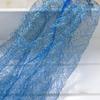 Tecido de seda dourada e prateada, teia de aranha, renda oca, teia desarrumada, cor pura, feito à mão, faça você mesmo/malha de fio de ouro de nylon