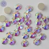 Ocho grandes ocho pequeños imitación Ao fondo plano diamante vidrio cristal funda para teléfono móvil decoración de arte de uñas diamante de boutique accesorios DIY