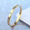 Pulsera Popular de Acero Inoxidable Huayue Transfronteriza para Mujer, Sencilla y a la Moda, No se Desvanece y Muestra Pulseras de Pareja de Alta Gama
