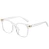Armazones Decorativos Anti Luz Azul para Hombre y Mujer, Lentes para Computadora, Lentes sin Graduación, Armazones Retro para Miopía, Estilo Lujo Ligero, Armazón Grande