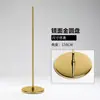 Accesorios para soporte de modelos: Placa cuadrada popular de acero inoxidable engrosada tipo espejo, base triangular con ruedas universales para exhibición de modelos