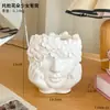 Portalápices Creativo con Forma de Flor, Organizador de Escritorio, Artístico y Sencillo Portalápices y Brochas para Cejas, Adorno Multifuncional de Escritorio