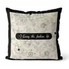 Funda de Almohada Floral de Lujo Ligero Estilo Francés para Sofá y Cabecero de Cama del Hogar, Cojín Blanco y Negro, Venta al por Mayor de Cojines para Sofá de Sala de Estar