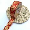 Fita clássica vintage de 4CM Dourado a laser Estilo corte europeu Embalagem de caixa de presente Fita DIY feita à mão Em estoque Atacado