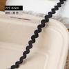 Outlet de fábrica 1.0/0.5CM Banda elástica flexible Banda elástica Negro Platino Dorado Blanco Puro en stock Ropa para niños Tirante para mujer