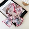 Boxer bufanda pequeña de cuatro estaciones para mujer bufanda delgada estrecha larga estilo coreano versátil traje camisa primavera y otoño bufanda decorativa delgada banda para el cabello