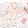 Pijama de Algodón Nube para Niños 2026, Primavera y Otoño, Dibujos Animados para Niñas, Conjunto de Manga Larga y Pantalones Largos, Ropa de Casa para Niños y Niños Mayores