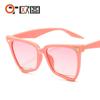 Nuevas Gafas de Sol Personalizadas Arcoíris Estampado de Leopardo Uña de Arroz Color Arcoíris Gafas de Sol para Mujer Ojos de Gato Transfronterizo 9632