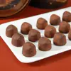 Trufa Chocolate Chocolate Amargo Festa Amigos Ano Novo Pacote de Participação Presente de Natal Chocolate Perfumado