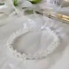 Collar de perlas de hadas de doble uso, banda para el cabello, cinta para el cabello para mujer, cadena para clavícula, elegante, popular en Internet, nueva banda para el cabello de verano, tocado
