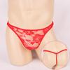 Ropa interior sexy Ye Zimei AliExpress tanga popular europea y americana para hombre encaje transparente ultradelgado perspectiva