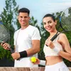 Faixas de Suor Esportivas de Algodão Terry com Absorção de Umidade para Homens e Mulheres, Adequadas para Tênis, Basquete, Corrida, Treinos na Academia