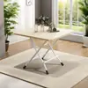Mesa dobrável Mesa de jantar Simples Household Dormitório Aluguel Jantar Mesa retangular Mesa de escrita Stall Mesa quadrada pequena portátil