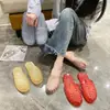 Zuecos de Moda para Mujer, Estilo Nuevo, Versátiles, Antideslizantes, Resistentes al Olor, de Cristal, Suela Gruesa, Pantuflas de Interior para el Hogar, Verano