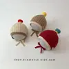 Gorros para Bebé para Otoño e Invierno, Gorros de Punto Cálidos y a Prueba de Frío para Hombres y Mujeres, Lindos, Versátiles, Modernos y Simples Gorros con Protección para las Orejas