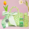 Bolsa tejida empresa de regalos para enviar bienestar al empleado día de la madre día de la enfermera regalo taza térmica ventilador traje de regalo para la mano