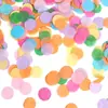 Confeti de Colores Redondo Fiesta de Cumpleaños Boda Lanzar Confeti Papel Copia Papel de Color Lentejuelas Globos de Látex