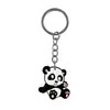 Venta al por mayor del fabricante Llavero de Panda con Material de Goma Suave y Colgantes Personalizables para Llavero