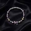 Xuping Moda Europeia e Americana Transfronteiriça Minimalista Estilo Ins Joias Liga de Cobre Geométrico Redondo Pequeno Cubo Pulseira Atacado para Mulheres
